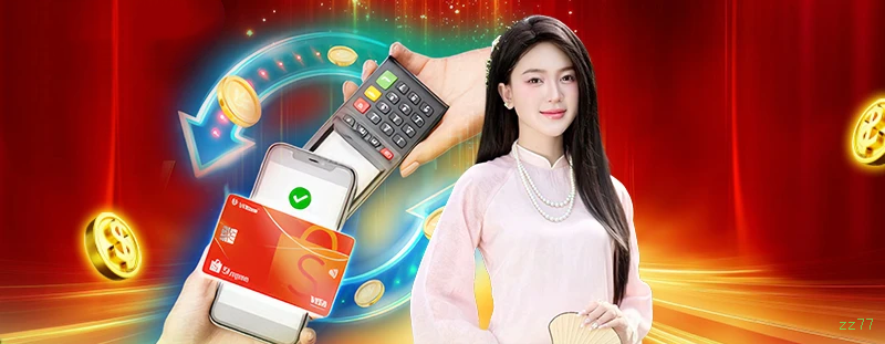 Imagem promocional do aplicativo mobile da zz77